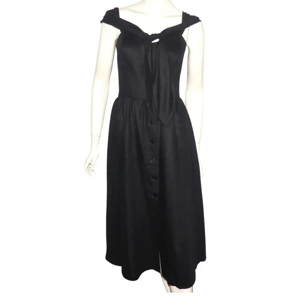 Reformation linen midi dress